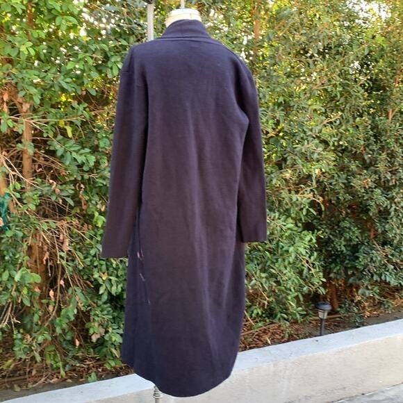 NWT Max Sport Navy Duster Cardigan Blue Women’s Large New with tags - Picture 4 of 7